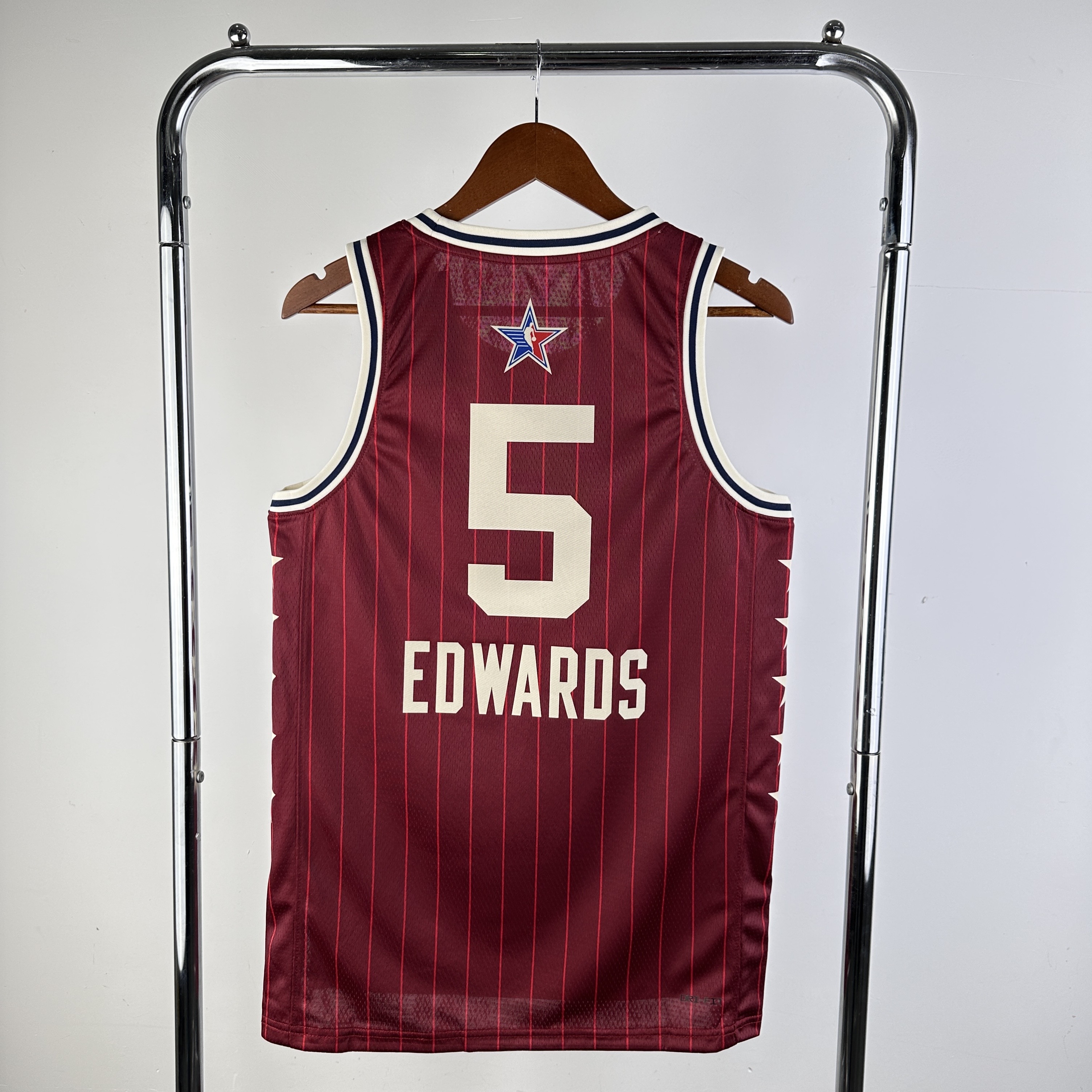 Men All-star season 5 Edwards Red 2024 NBA Jersey